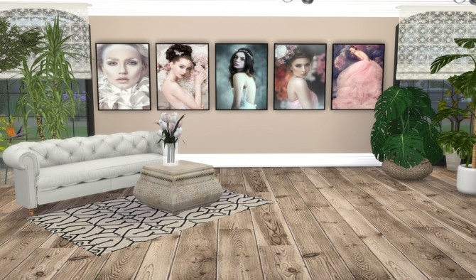 Sims 4 Paintings and Rugs Set at My little The Sims 3 World