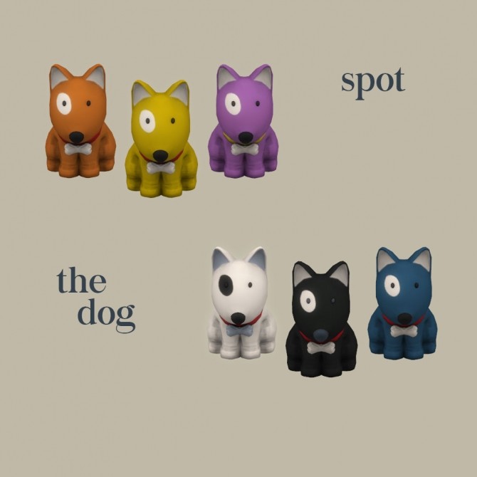 Sims 4 Spot The Dog Decor at Leo Sims