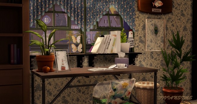 Sims 4 Table glass painting at Viviansims Studio