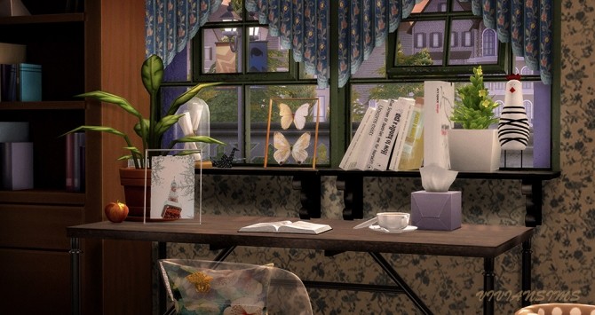Sims 4 Table glass painting at Viviansims Studio