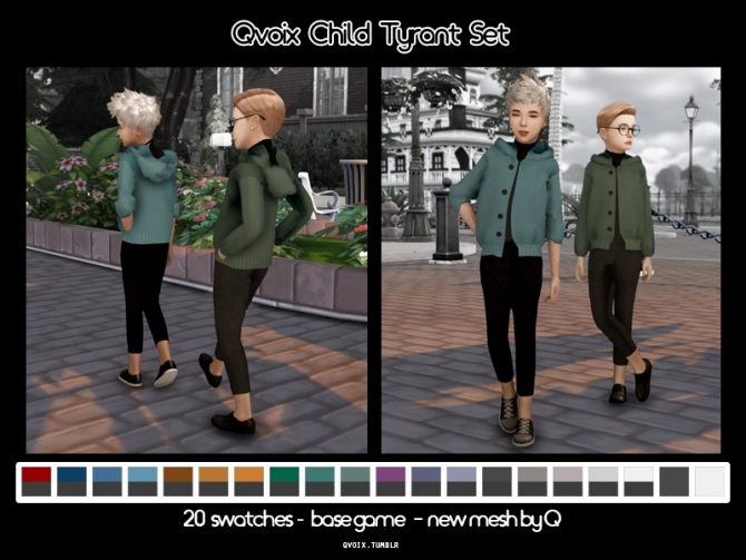 Tyrant Set Kids At Qvoix Escaping Reality Sims 4 Updates