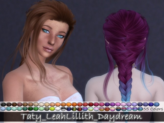 Sims 4 Leahlilliths Daydream hair recolors at Taty – Eámanë Palantír