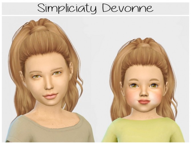 Sims 4 Simpliciaty cc Devonne hair edit at Simiracle