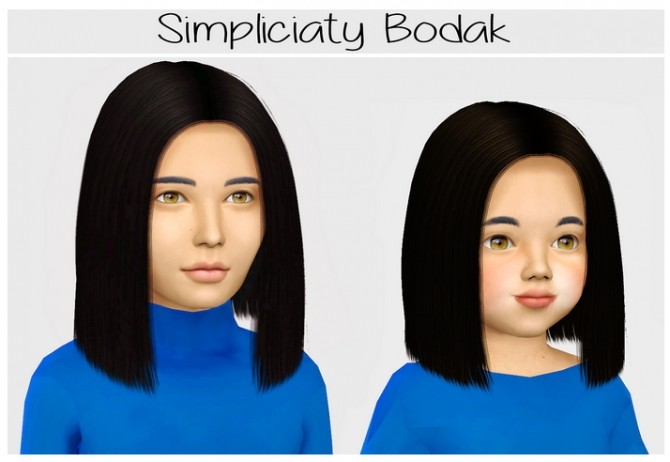Sims 4 Simpliciaty cc Bodak hair edit at Simiracle