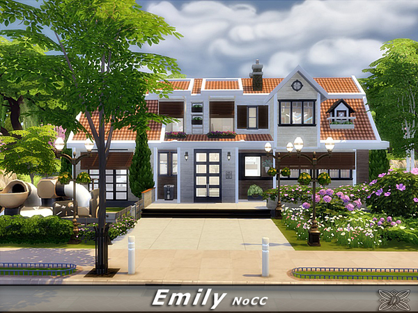Sims 4 Emily villa by Danuta720 at TSR