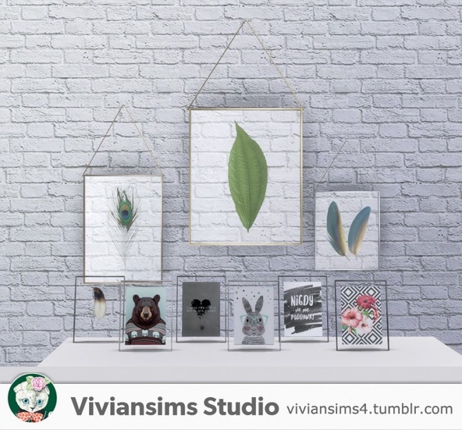 Sims 4 Glass paintings at Viviansims Studio