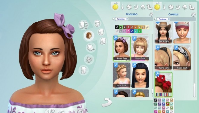 Sims 4 Bob Bow Hair at My Stuff
