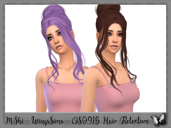 Sims 4 M Shi WingsSims OS0915 Hair Retexture by mikerashi at TSR