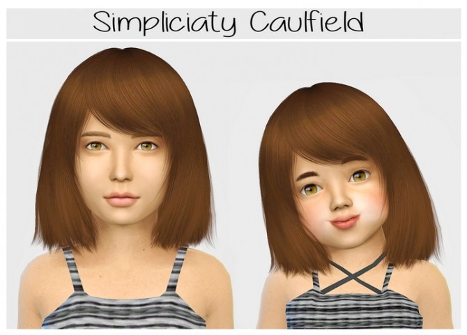 Sims 4 Simpliciaty cc Caulfield hair edit at Simiracle