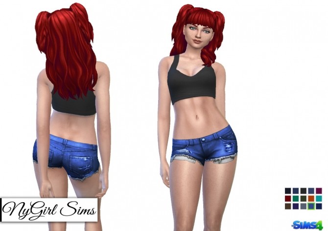 Sims 4 Low Rise Pocket Cut Off Shorts at NyGirl Sims