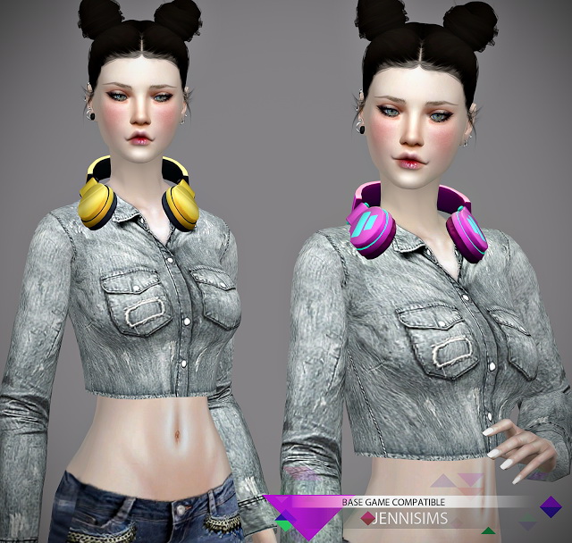 Sims 4 Headphones and Wings at Jenni Sims