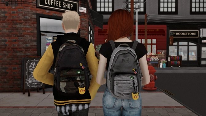Sims 4 The Last of Us Ellie Backpack at Dream Team Sims