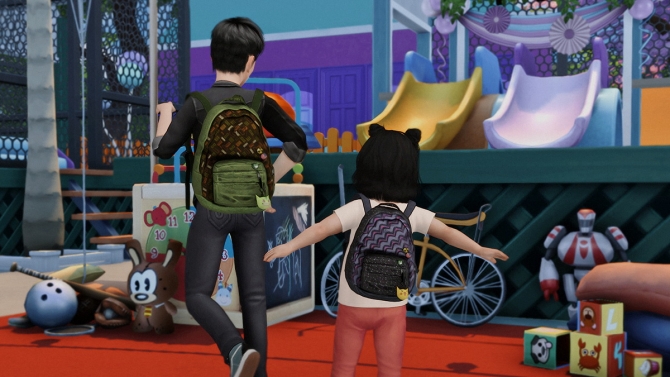 The Last of Us Ellie Backpack at Dream Team Sims » Sims 4 Updates