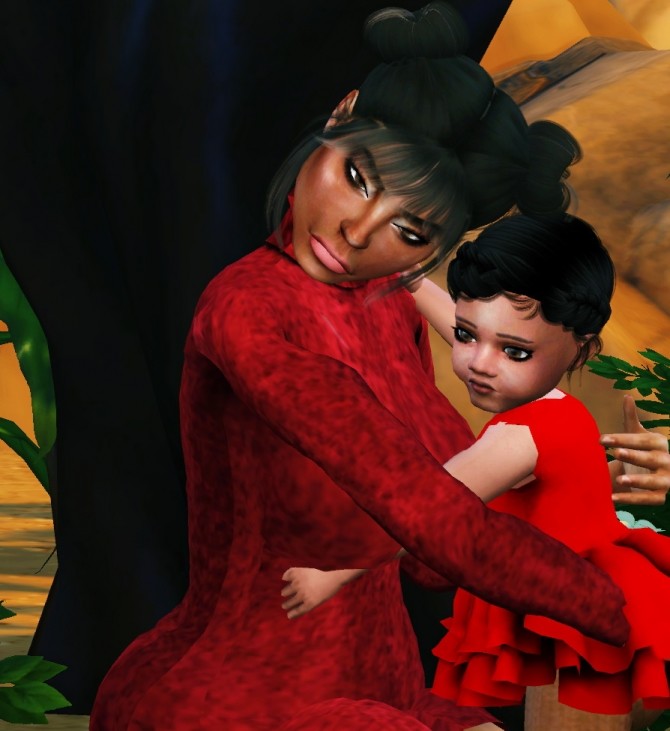 Sims 4 MOTHER n DAUGHTER Poses at Apathie
