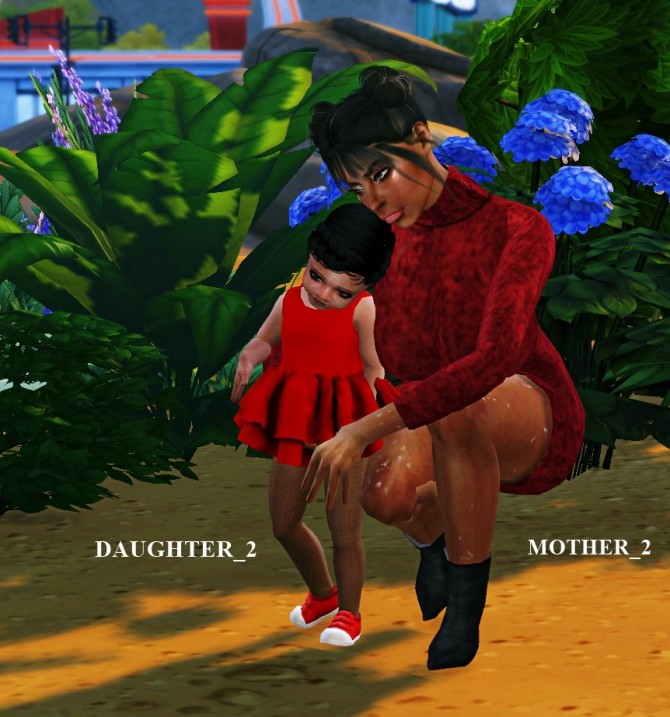 Sims 4 MOTHER n DAUGHTER Poses at Apathie
