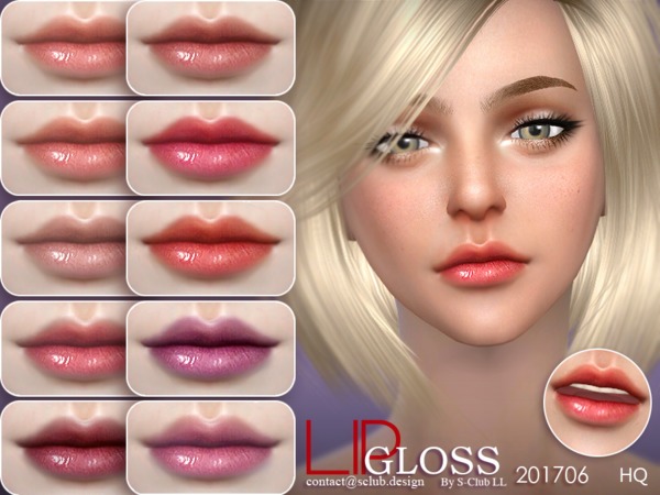 Sims 4 Lips 201706 by S Club LL at TSR