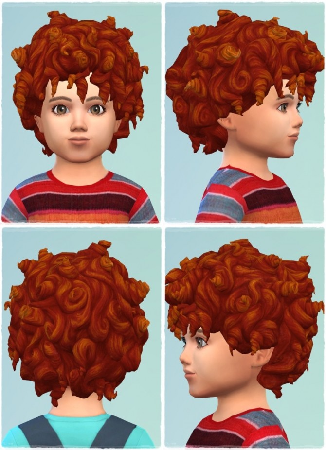 Sims 4 Toddler More TightCurls at Birksches Sims Blog
