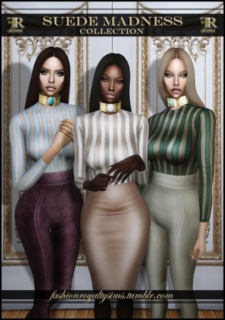 Suede Madness Collection at Fashion Royalty Sims