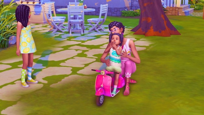 Sims 4 Toddler Moped Pose at Josie Simblr
