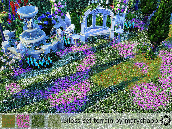 Sims 4 Biloss Set terrain by marychabb at TSR