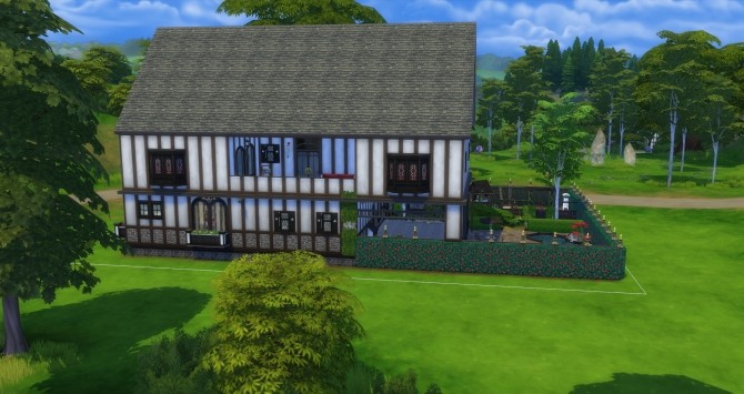 Sims 4 Windhamburger house NO CC by busabus at Mod The Sims