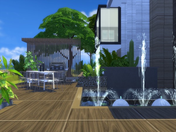 Sims 4 Modern Abela house by Suzz86 at TSR