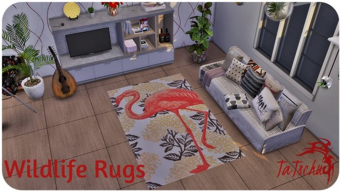 Sims 4 Wildlife rugs at TaTschu`s Sims4 CC