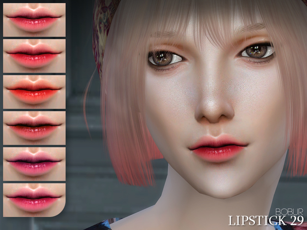 Sims 4 Lipstick 29 by Bobur3 at TSR