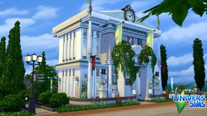 Sims 4 Lhotel de ville by chipie cyrano at L’UniverSims