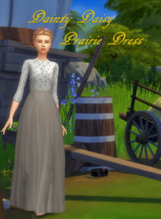 Casual Prairie Dress by Thortis at Mod The Sims