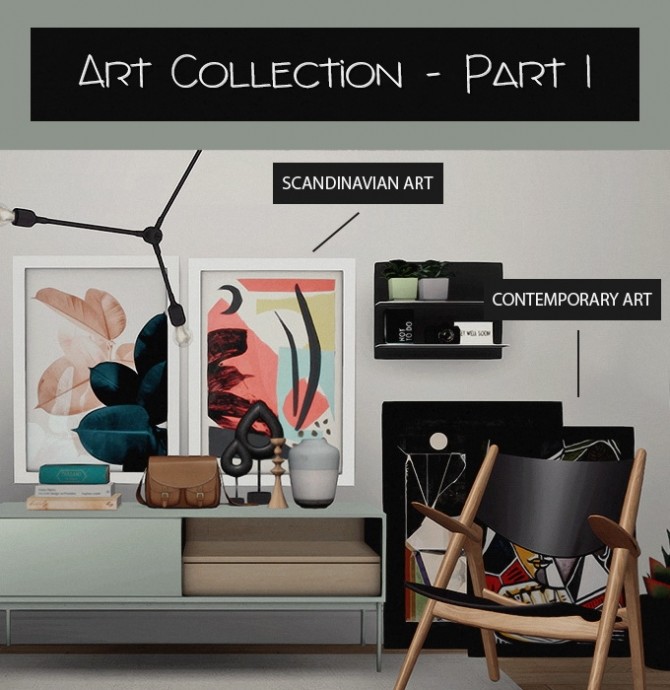 Sims 4 Art Collection Part I at Dream Team Sims