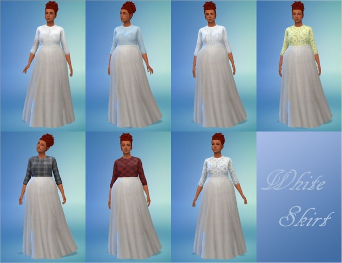 Sims 4 Casual Prairie Dress by Thortis at Mod The Sims