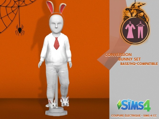Sims 4 Bunny set at REDHEADSIMS