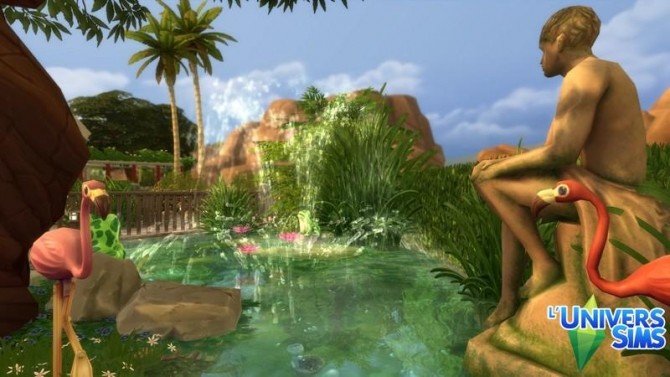 Sims 4 The Oasis Gardens by chipie cyrano at L’UniverSims