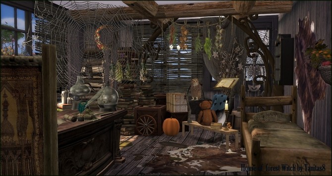 Sims 4 House of the Forest Witch at Tanitas8 Sims