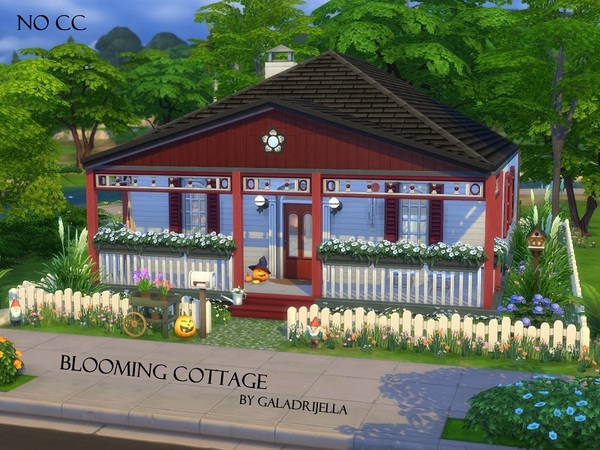 Sims 4 Blooming Cottage by galadrijella at TSR