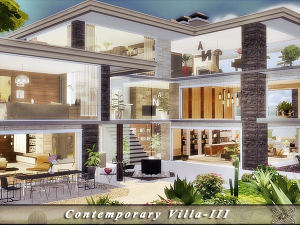 Sims 4 Contemporary Villa III by Danuta720 at TSR