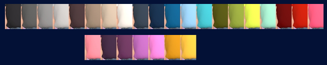 Sims 4 Slouchy Tee Recolors at Tukete