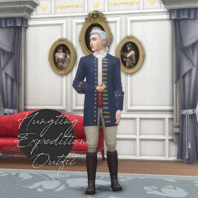 Sims 4 TS3 to TS4 Hunting Expedition Outfit at Historical Sims Life