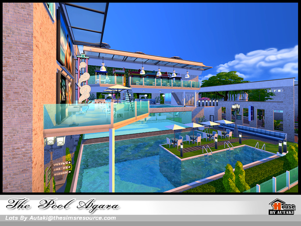 Sims 4 The Pool Agala by autaki at TSR