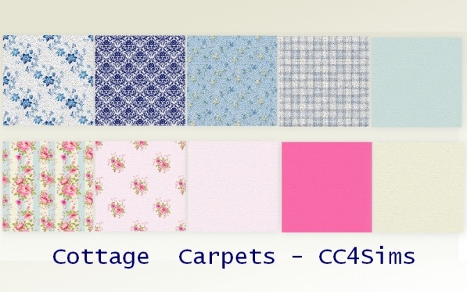 Sims 4 Carpets by Christine at CC4Sims