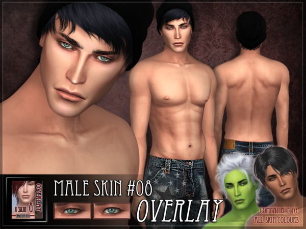 male abs skin overlay sims 4
