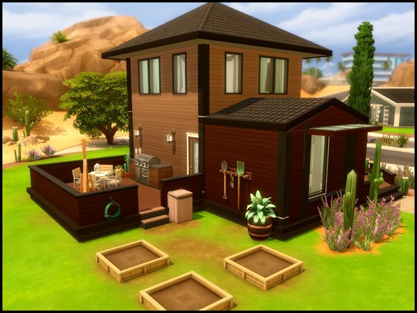 Sims 4 Teasmade small house by sparky at TSR
