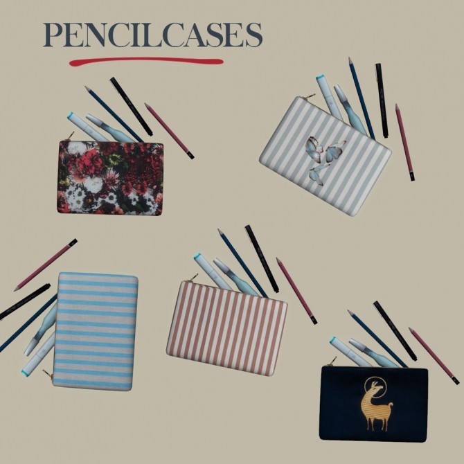 Sims 4 Pencilcases at Leo Sims
