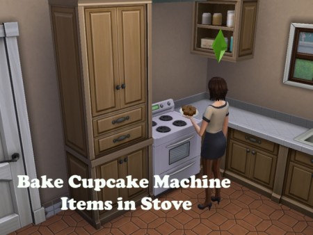 Bake Cupcake Machine Items in Oven by emilypl27 at Mod The Sims