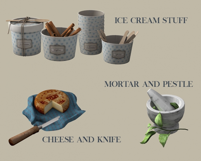 sims 4 resource food clutter