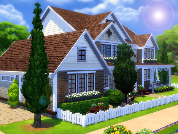 Sims 4 Bradford family home by sharon337 at TSR