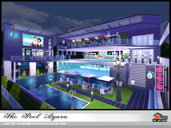 Sims 4 The Pool Agala by autaki at TSR