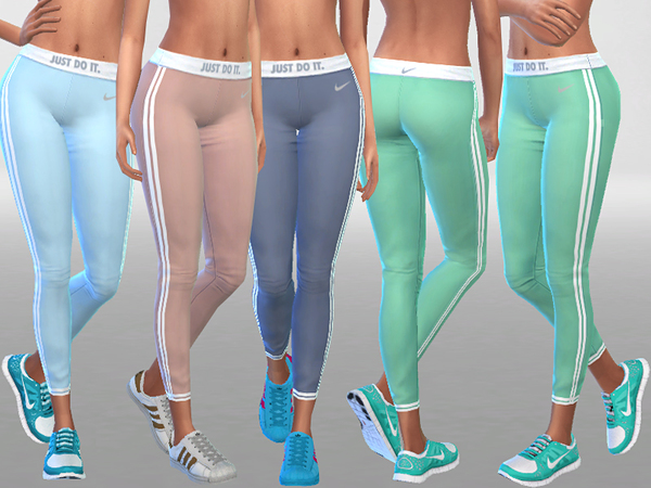 Sims 4 Leggings by Pinkzombiecupcakes at TSR