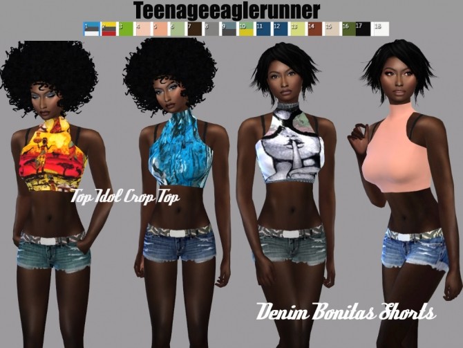 Sims 4 Top Idol Collection at Teenageeaglerunner